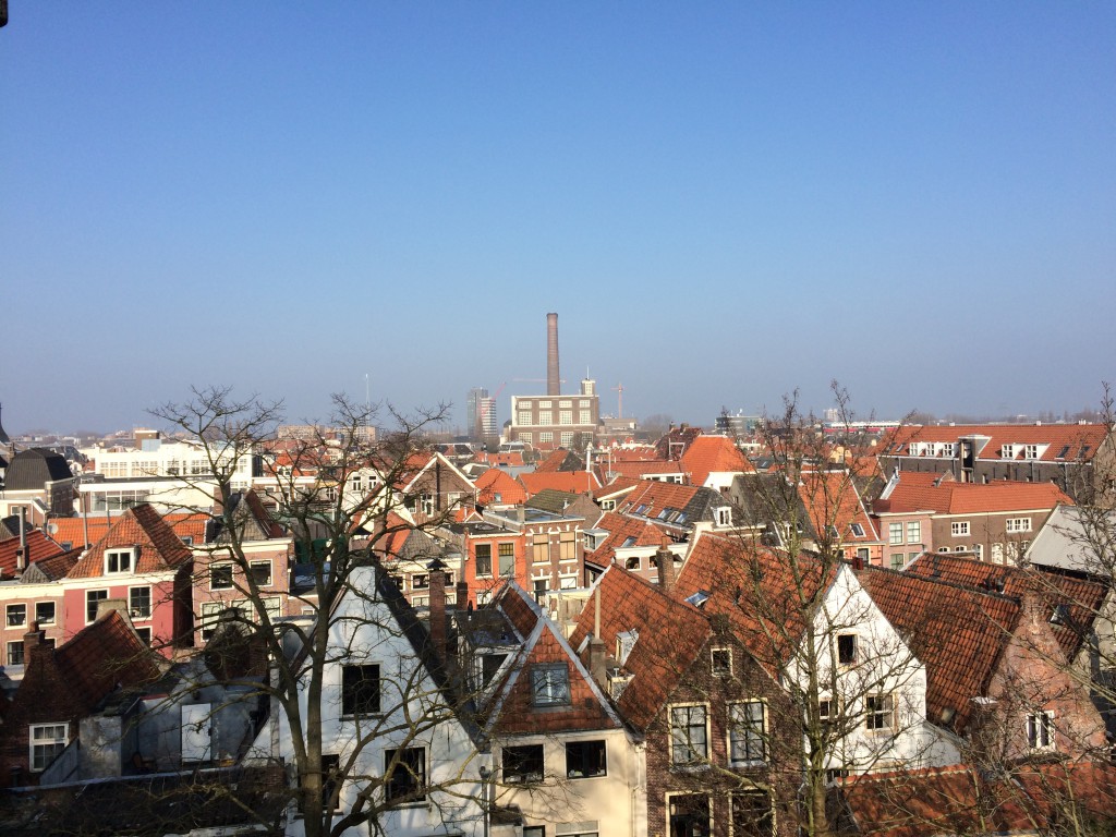 Pemandangan kota yang bisa dilihat dari atas benteng De Burcht