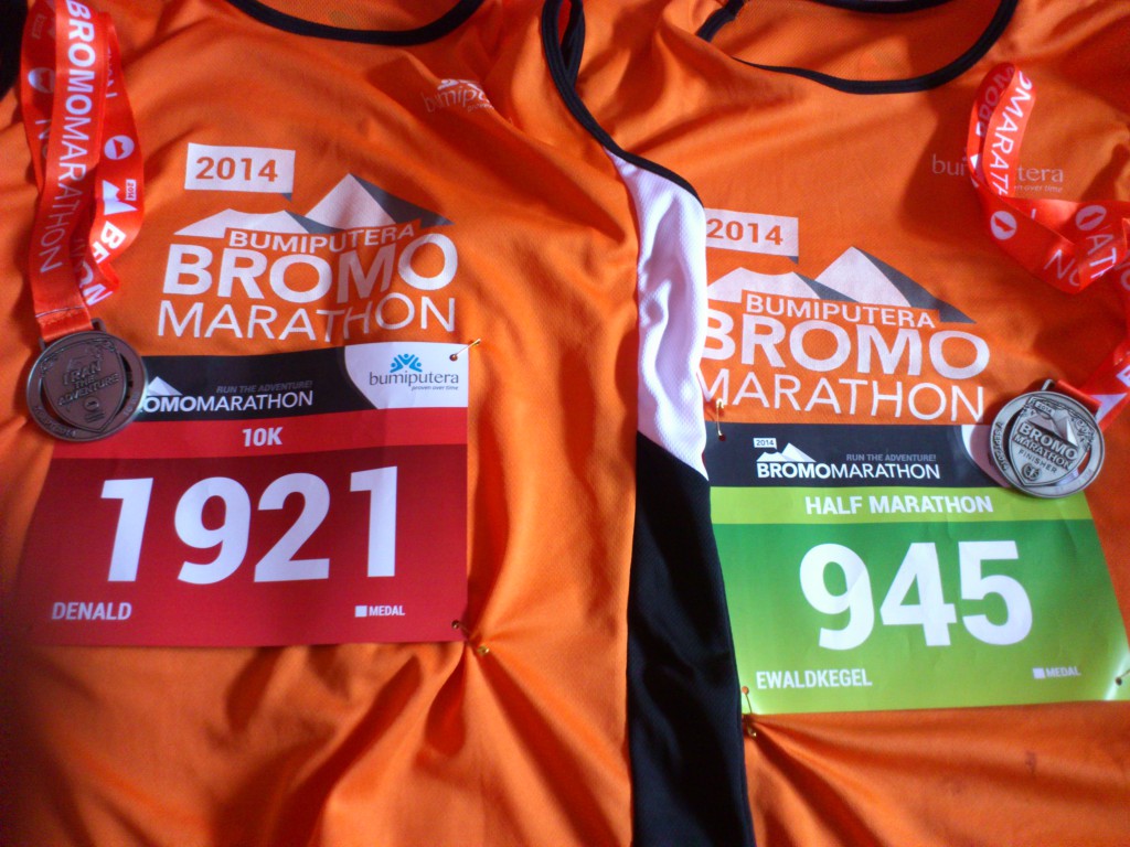 Senang menjadi finisher di Bromo Marathon 2014. Pengalaman yang sangat berharga
