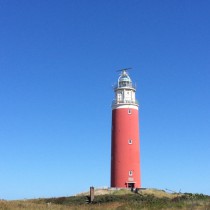 Vuurtoren Texel. Vuurtoren = Mercusuar.