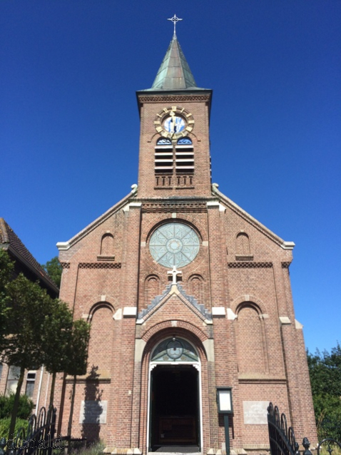 Gereja disalah satu desa di Texel