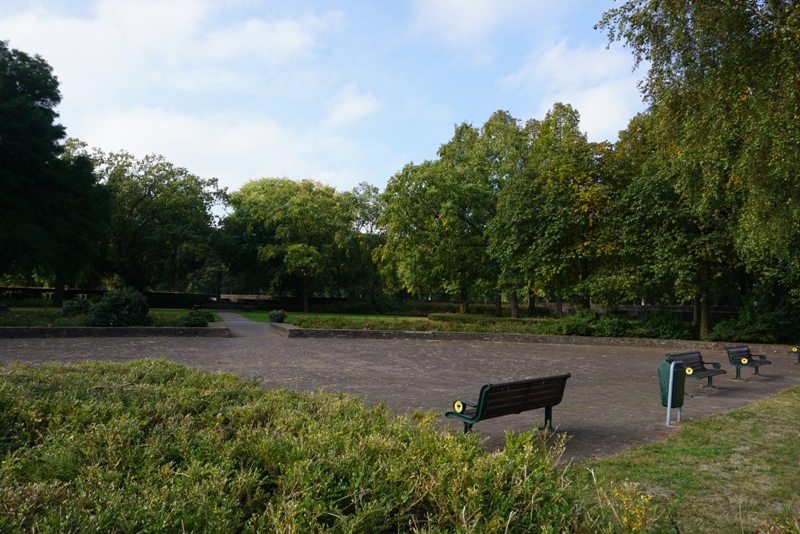 Salah satu taman di Naarden