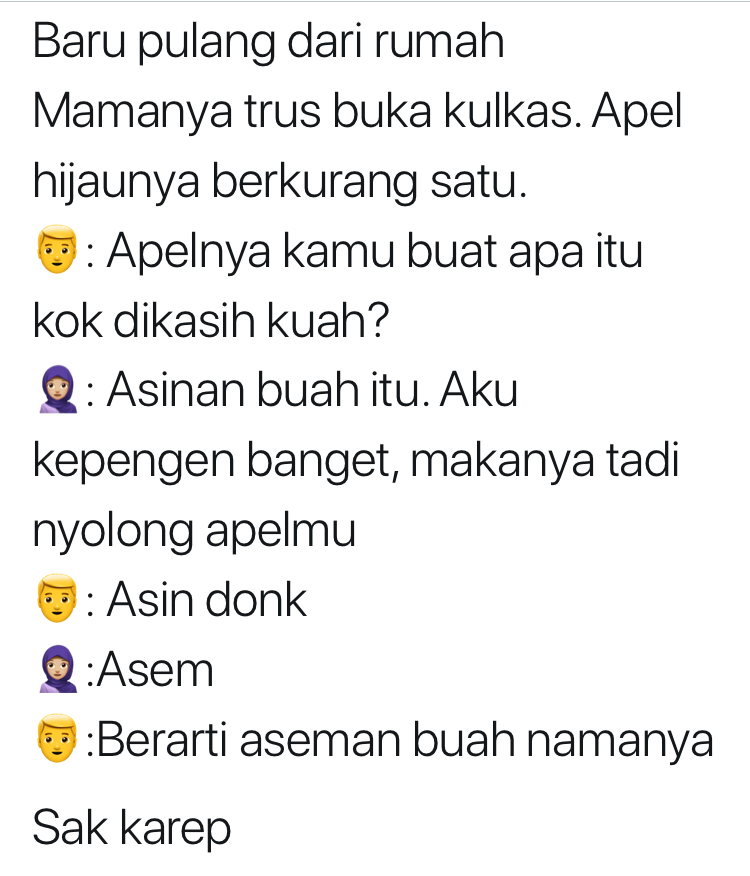 Asinan buah atau aseman buah