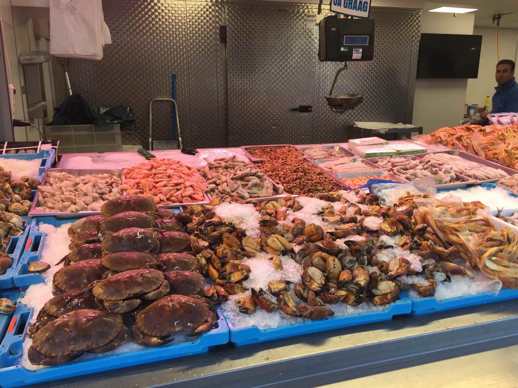 De Haagse Markt - Den Haag - Belanda Stan ikan.