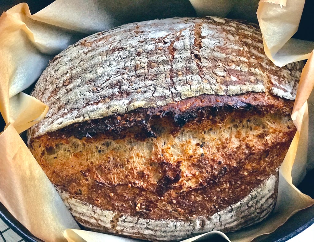 Sourdough Rustic Bread with Multigrain