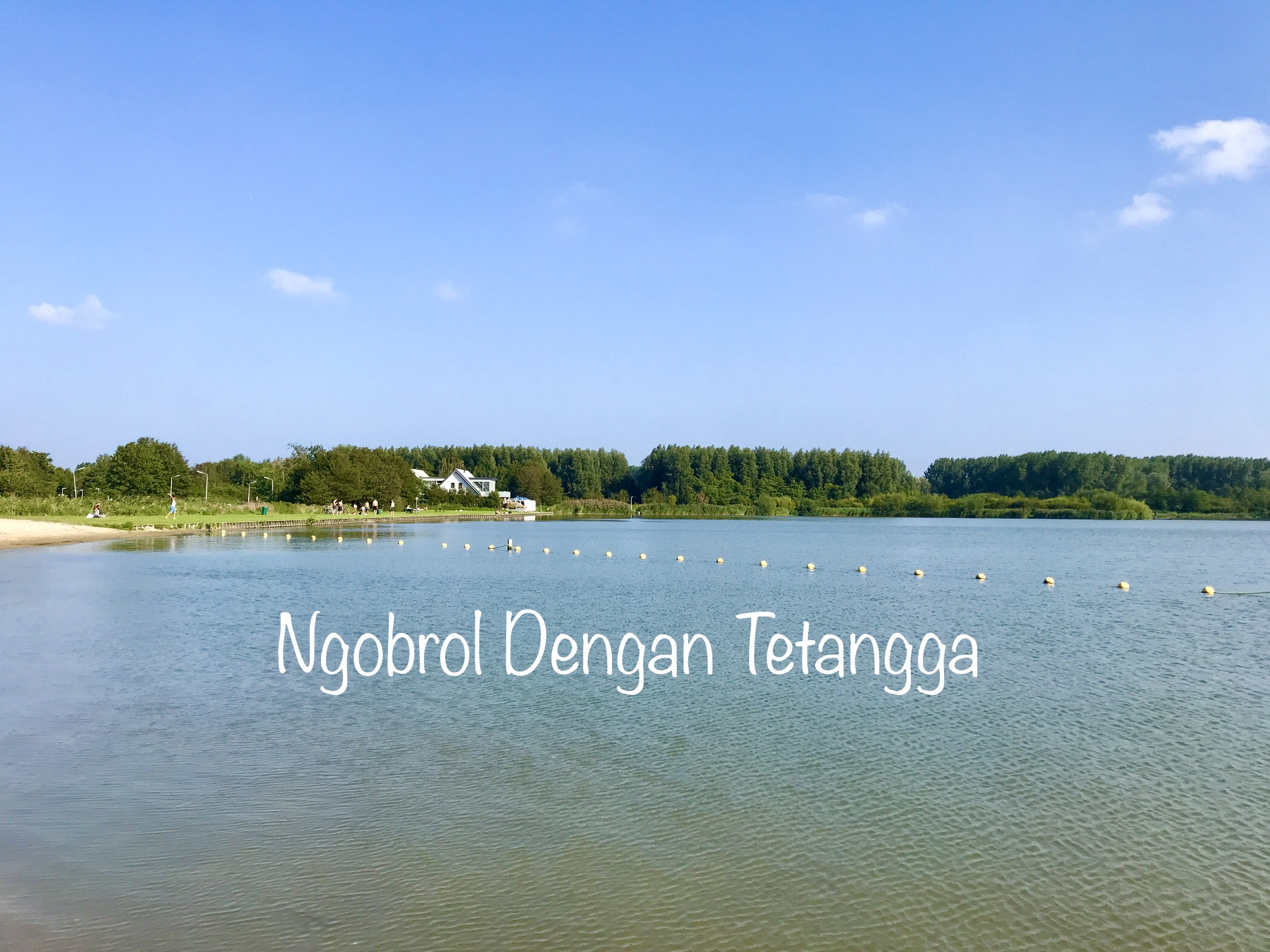 Danau besar di kampung kami