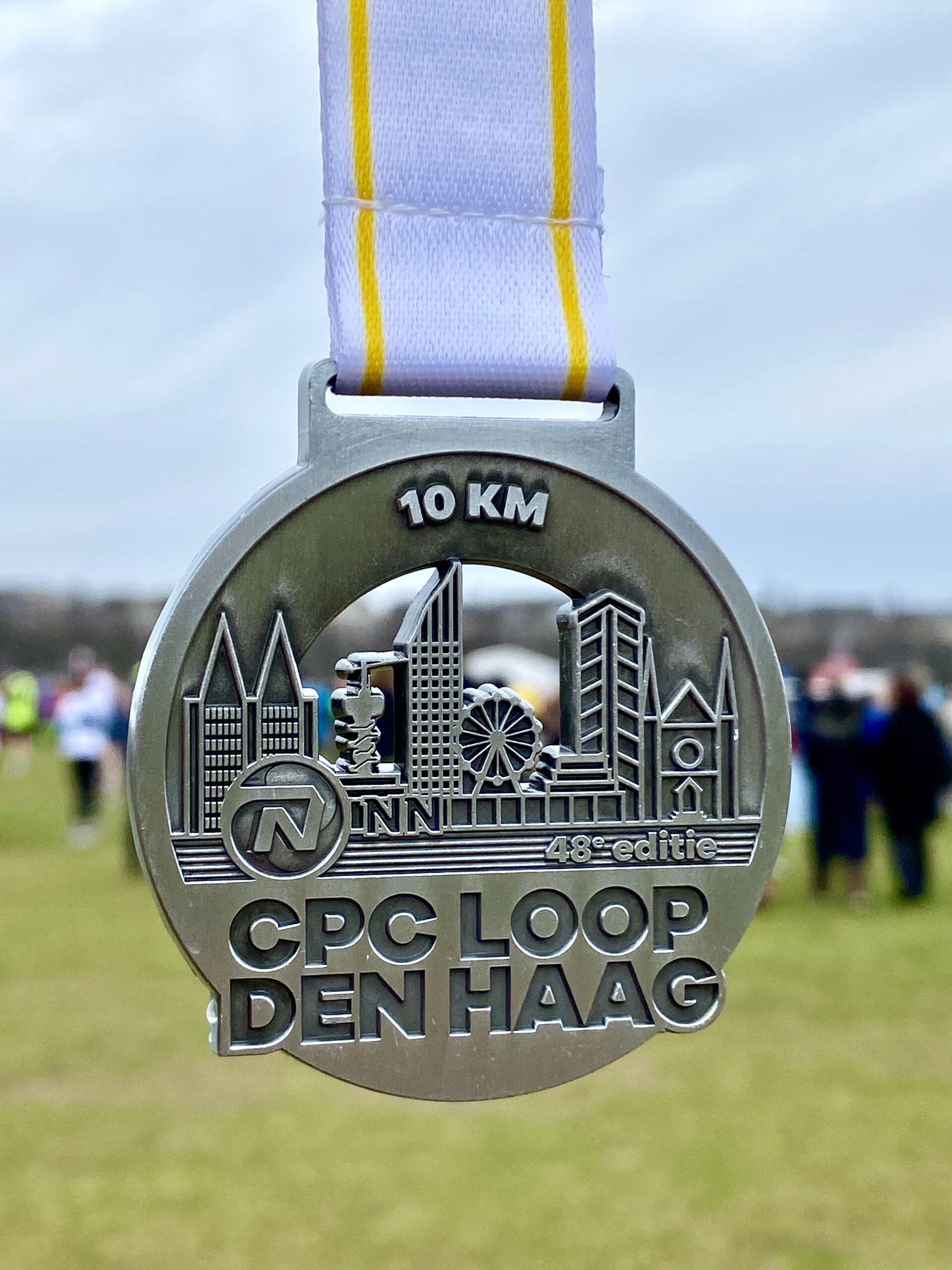Medali 10km CPC Loop Den Haag 2024