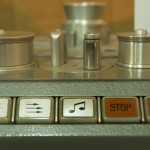 Detail of a 4 track Studer recorder